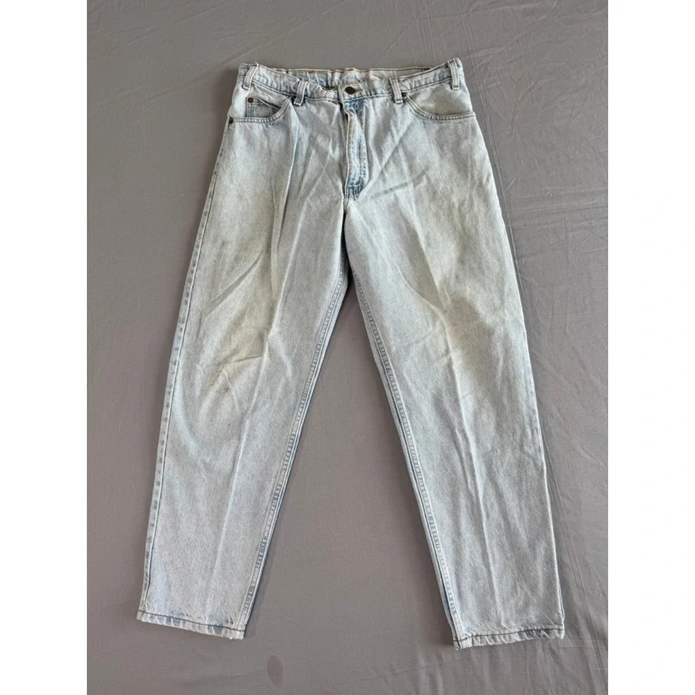 Vintage Levis 550 Jeans Mens 36x30 Orange Tab 90s Light‎ Relaxed Fit Denim Pants